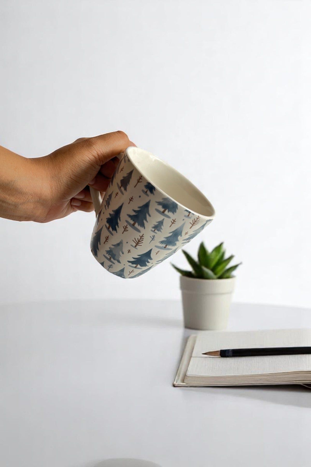 Frosted Pines Coffee Mug